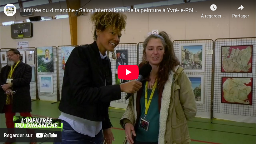 Mon interview au salon international de la peinture et de la sculpture 2024